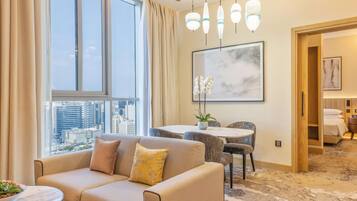 55-inch LCD TV with cable channels, TV