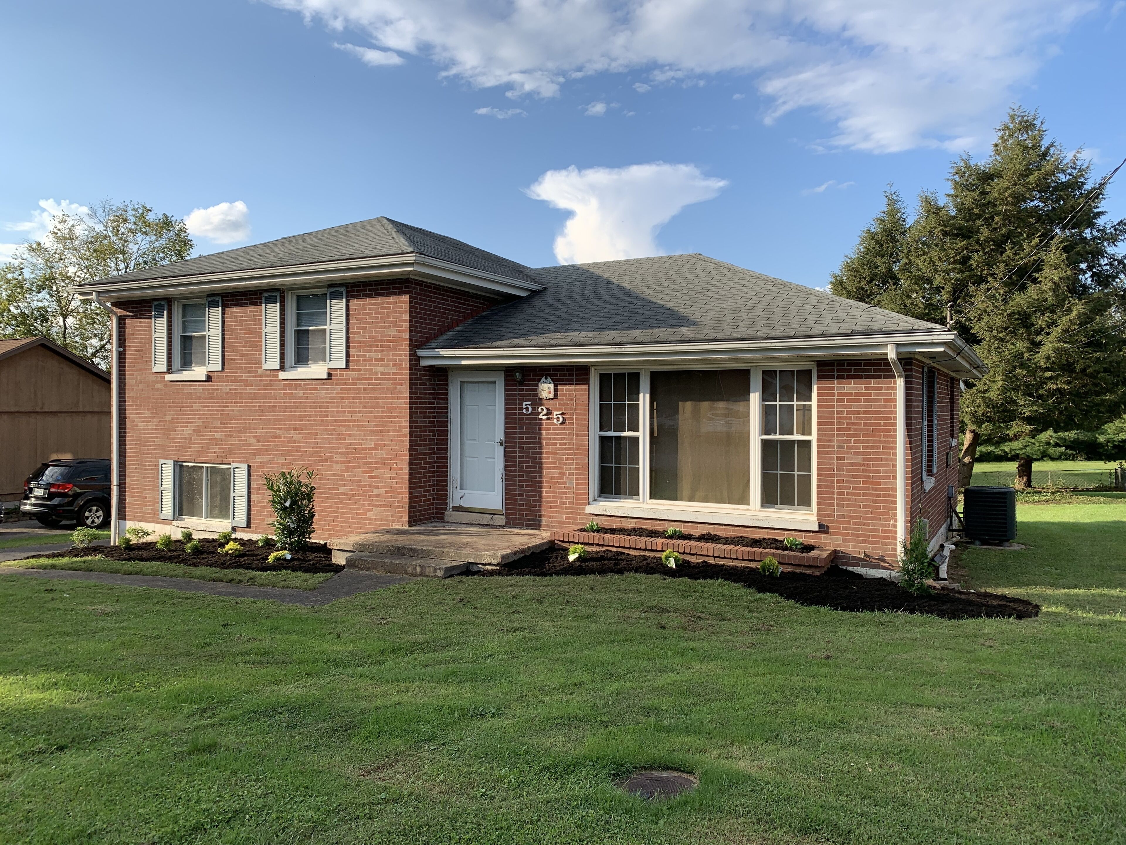 Mid Century home close to downtown Danville.  Large yard, gameroom