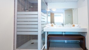 Towels, soap, shampoo, toilet paper