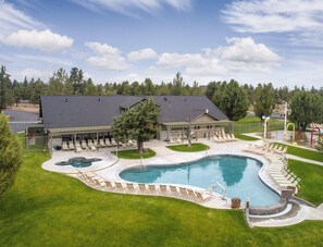 Indoor pool, outdoor pool