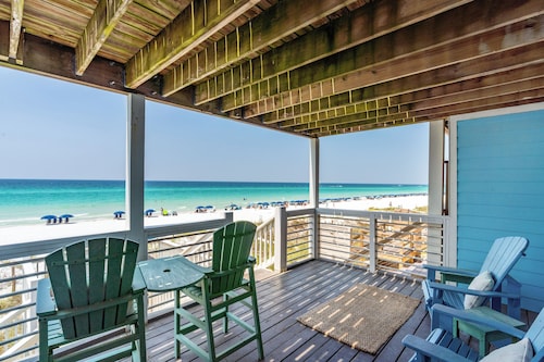 Beachfront • Hot Tub • Covered Lounge | Backyard Beach by AvantStay