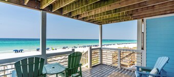 Beachfront • Hot Tub • Covered Lounge | Backyard Beach by AvantStay
