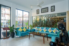 Sala de estar en el lobby