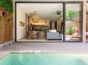 Living area - 3BR Jungle Suite Private Pool TL19 (Tulum)