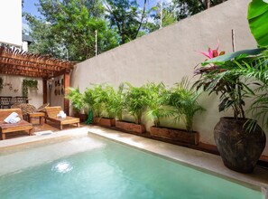 Outdoor pool, free pool cabanas - 3BR Jungle Suite Private Pool TL19 (Tulum)