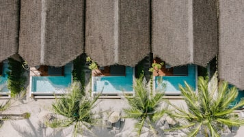 Sand Beachfront Pool Villa | Premium bedding, minibar, in-room safe, individually decorated