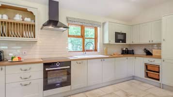 Fridge, oven, stovetop, toaster