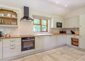 Fridge, oven, stovetop, toaster