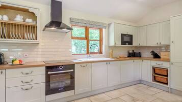 Fridge, oven, stovetop, toaster