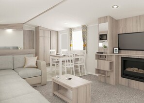 Living area - 3 bedroom accommodation in Newquay (Newquay)