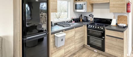 Fridge, oven, stovetop, toaster