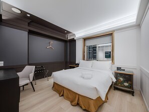 Standard Double Room | Down comforters, minibar, desk, laptop workspace - Archess Hotel (Taipei)