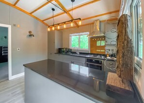 Oven - Unique contemporary style one bedroom lodge perfect for a romantic gateway. (Water Yeat, Nr Coniston)