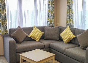 Living area - Diamond 2 Bedroom Caravan 2022 Model. (Silloth)