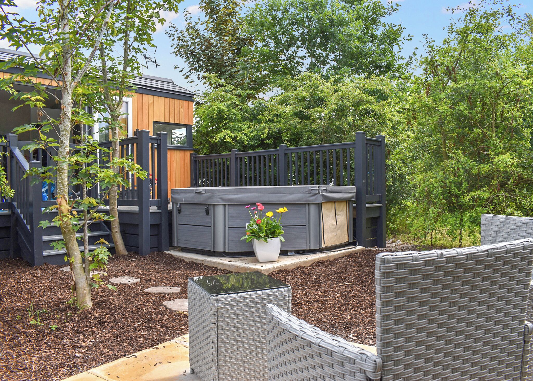 Bain à remous extérieur