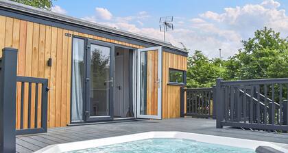 Brand new for 2021 is this stunning open plan modern hotel suite lodge.