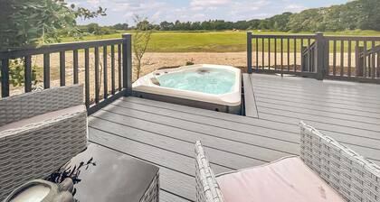 Brand new for 2021 is this stunning open plan modern hotel suite lodge.