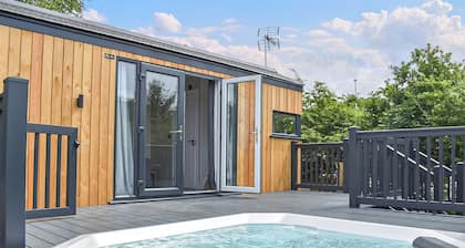 Brand new for 2021 is this stunning open plan modern hotel suite lodge.