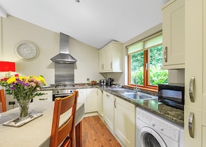 Fridge, oven, stovetop, toaster