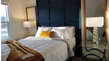 3 bedrooms, iron/ironing board, travel cot, WiFi