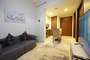 Standard Apartment | Living area - 1 Bedroom Apartment in Reva Residences (Dubai)