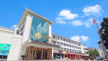 Majoituspaikan julkisivu