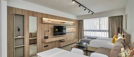 Strykjärn/strykbräda, gratis wi-fi och sängkläder