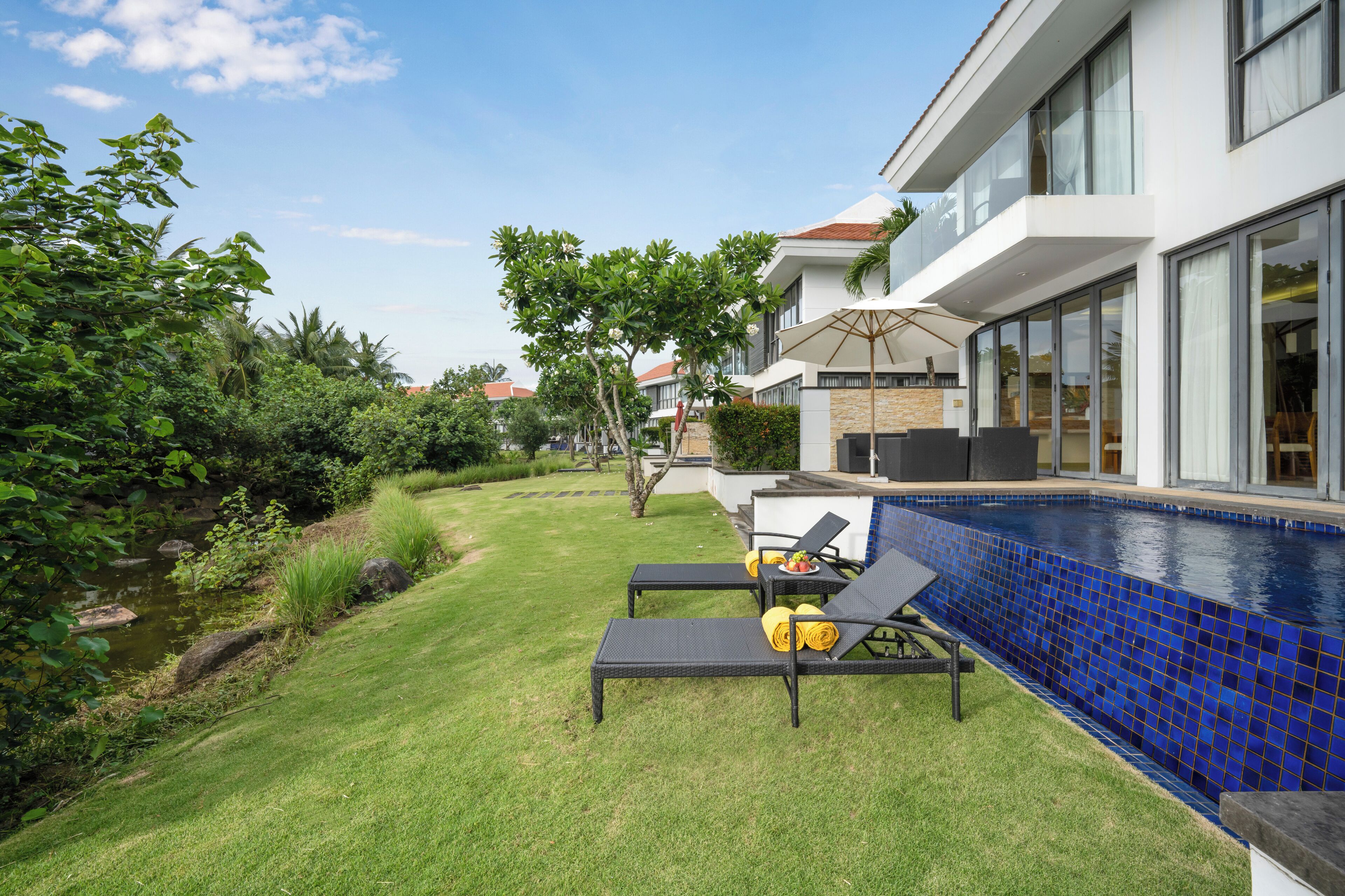 Superior 2BR Ocean Villa with private pool | Sábanas de algodón egipcio y ropa de cama de alta calidad