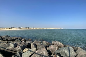 On the beach