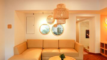 Sala de estar en el lobby