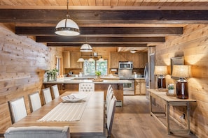 Dining - 5 BEDROOM, MOUNTAIN VIEWS, SOUNDS OF STREAM, LARGE DECK, HOT TUB, CLASSIC SUNDANCE CABIN (Sundance)