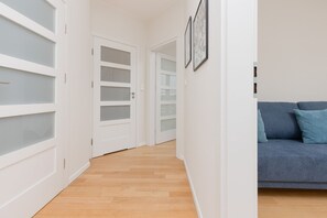 2 bedrooms, bed sheets - Apartment With Balcony Wolska by Renters (Warsaw)