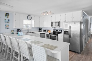 Fridge, microwave, oven, stovetop - Sit Back and Enjoy the View from the Bay Front Deck! (Gulf Shores)