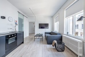 TV, offices - Ingolfsstræti 2 Bedroom Apt. Downtown Reykjavik (Reykjavík)