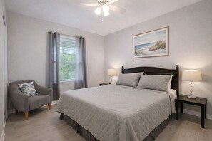 2 bedrooms, desk, free WiFi, bed sheets