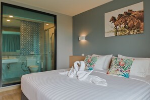 华丽双人房 | 办公桌、免费 WiFi