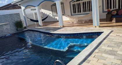 Very spacious and comfortable home with large pool, only 190 meter to the beach.