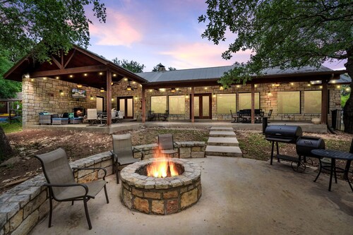 Directly ON THE Frio River with exclusive river frontage right in the heart of Concan