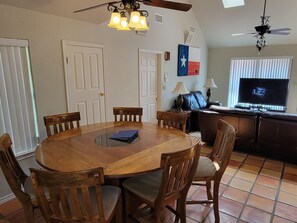 Dining - Stone House with patio and less than 50 yards to the water. (Clifton)