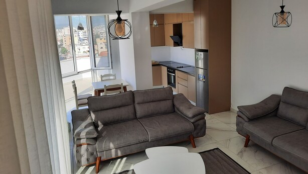 Apartment, 2 Queen Beds | Living room - Impeccable 2-bed Apartment in Tirana (Tirana)