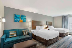 Suite, 2 Queen Beds, Non Smoking | 1 bedroom, blackout drapes, iron/ironing board, free WiFi