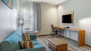 Suite, 1 très grand lit, non-fumeurs (Efficiency) | 1 chambre, rideaux occultants, fer et planche à repasser, Wi-Fi gratuit