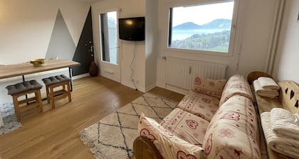 Newly renovated apartment - Panoramic Mont Blanc view