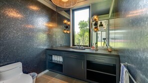 Huis, Meerdere bedden (Amagansett Beachfront Beauty) | Badkamer