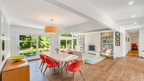 獨棟房屋, 多張床 (East Hampton Fringe Fantastic) | 用餐區