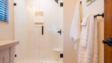 Hair dryer, towels