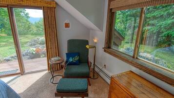 TV, fireplace, DVD player, stereo