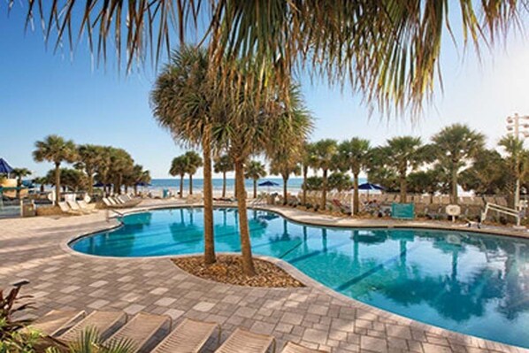 Indoor pool, outdoor pool