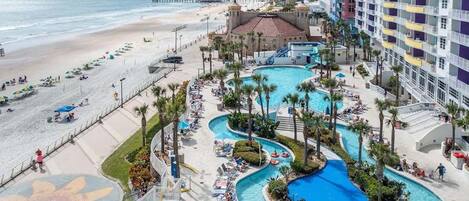 Indoor pool, outdoor pool