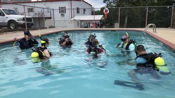 Seasonal outdoor pool
